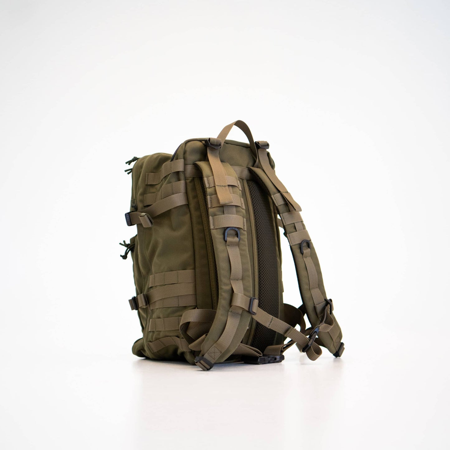 Backpack 039 - Rugged Military Green Backpack for Everyday Adventures - Guardwolf