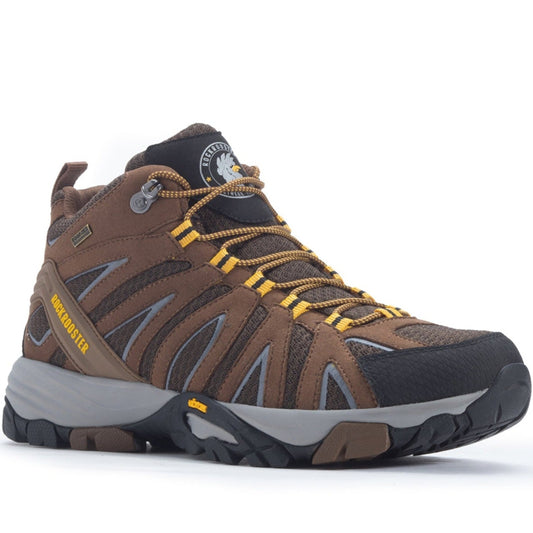 Bedrock Brown 6-Inch Waterproof Hiking Boots - Guardwolf