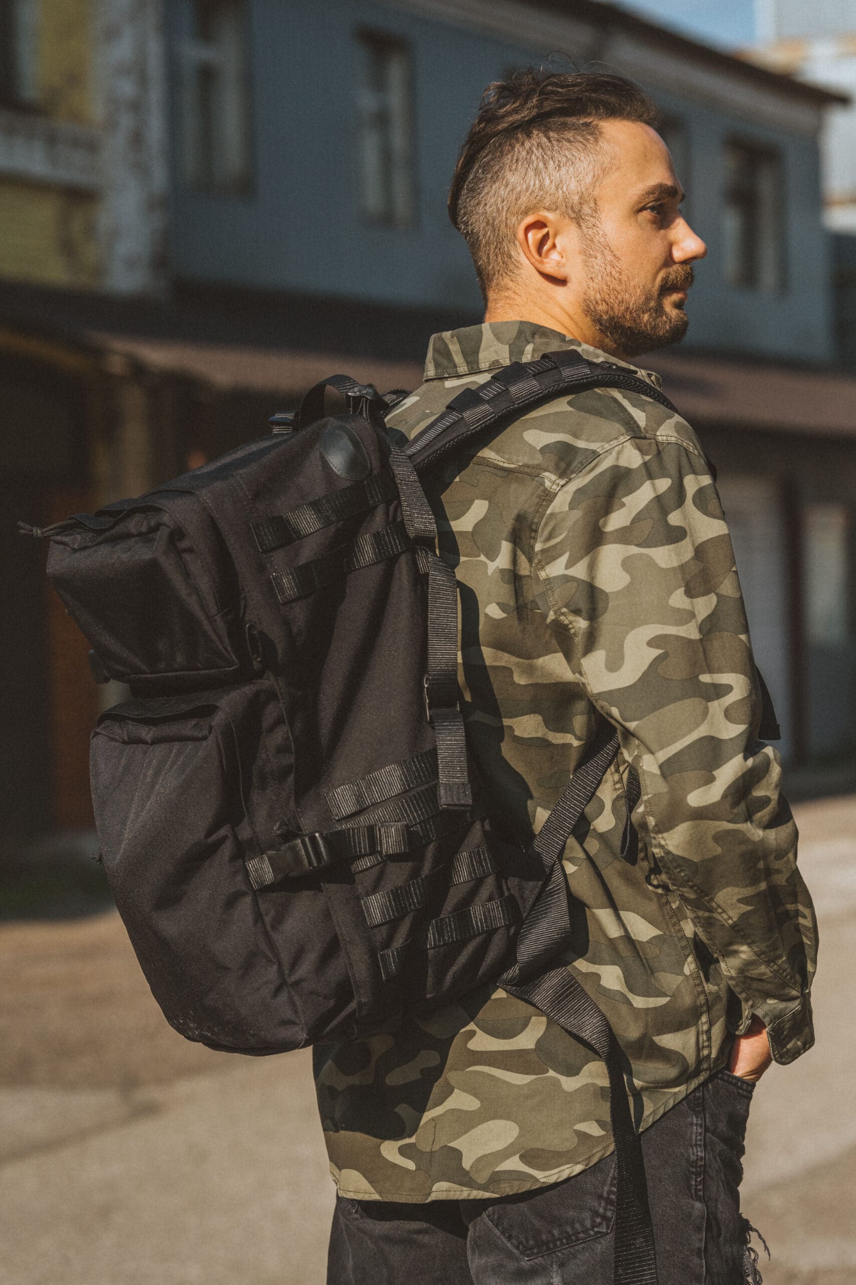 Backpack 039 - Black - Guardwolf