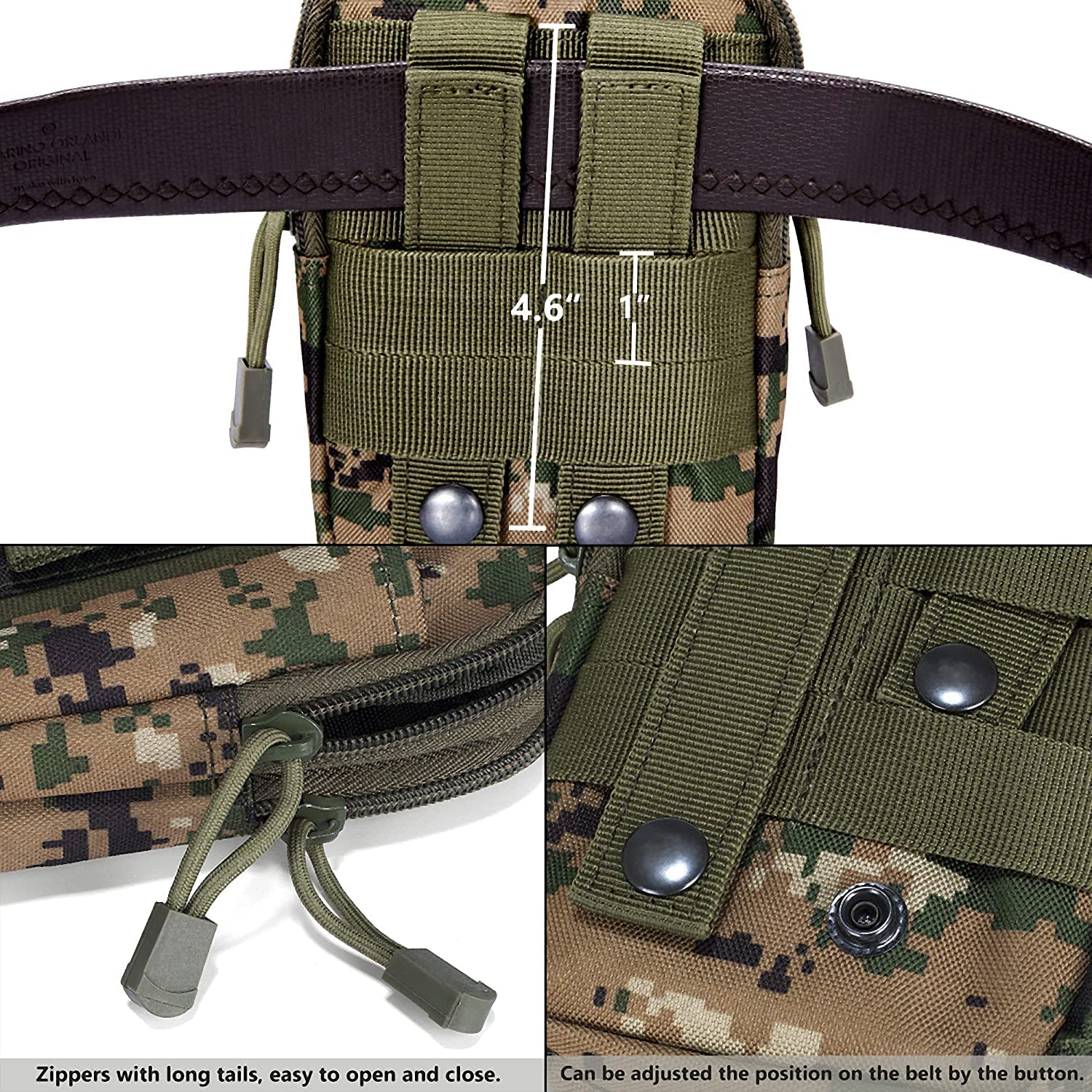 Tactical MOLLE Pouch & Waist Bag - Guardwolf