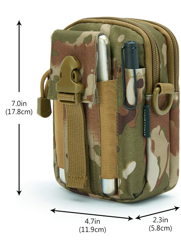 Tactical MOLLE Pouch & Waist Bag - Guardwolf