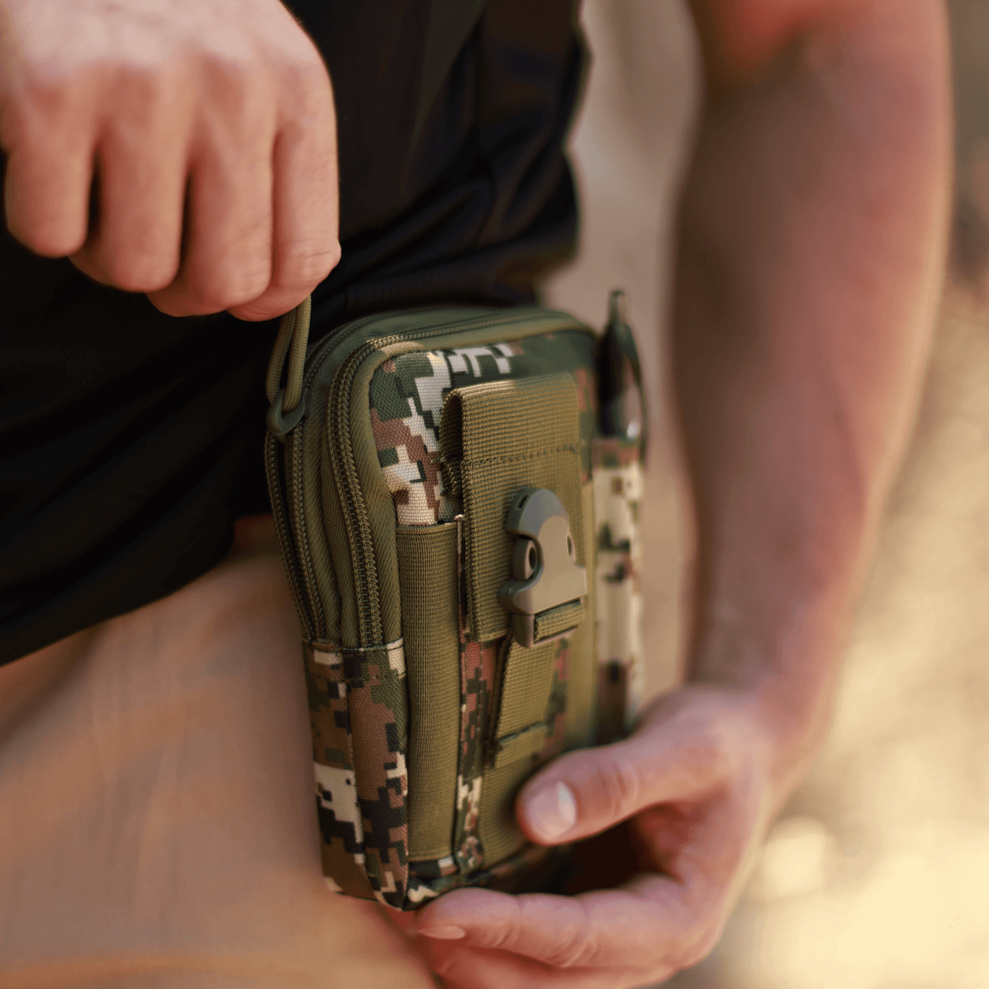 Tactical MOLLE Pouch & Waist Bag - Guardwolf