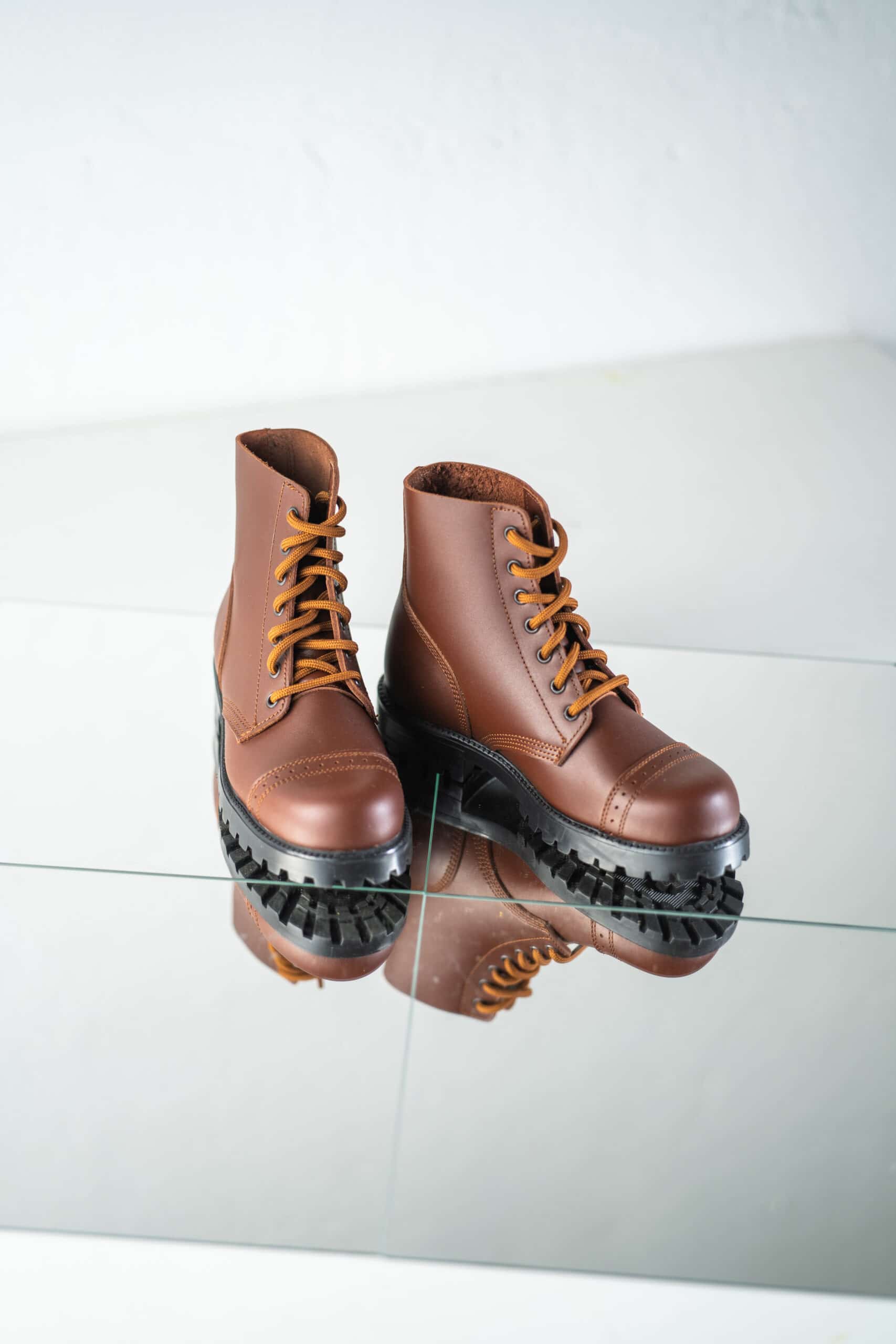 517 Aviator Boots Brown Stylish and Durable - Guardwolf