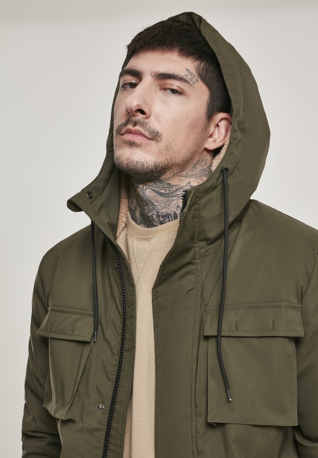 Authentic Hooded Field Jacket - Dark Olive - Guardwolf