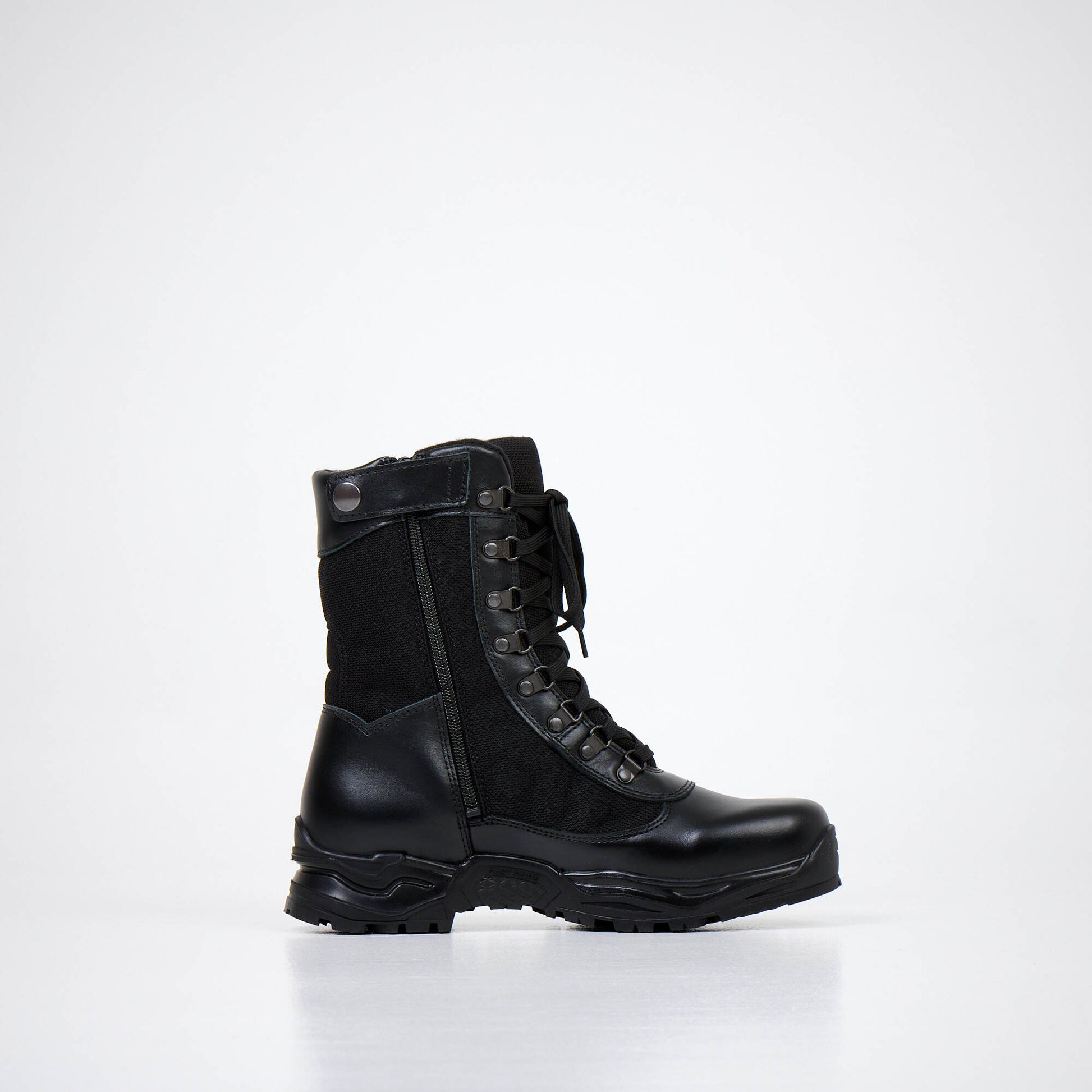 590 Desert Boots with Zipper - Black - Guardwolf