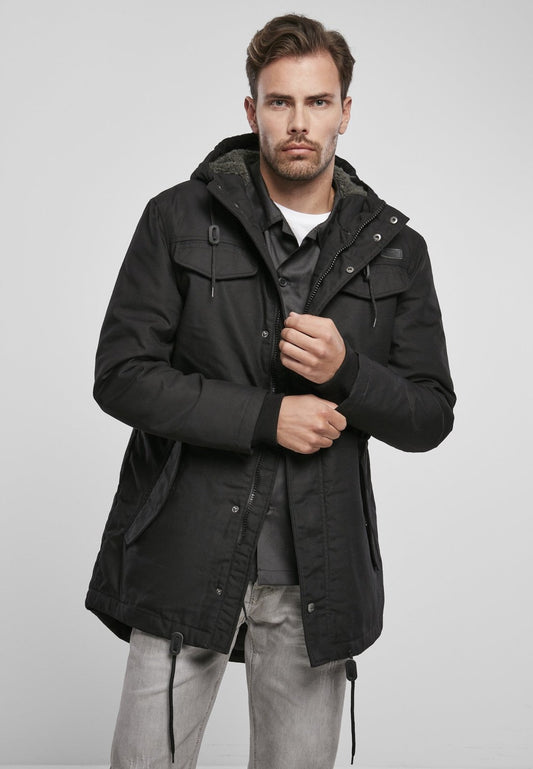 Premium Fishtail Parka with Quilted Lining and Teddy Fur