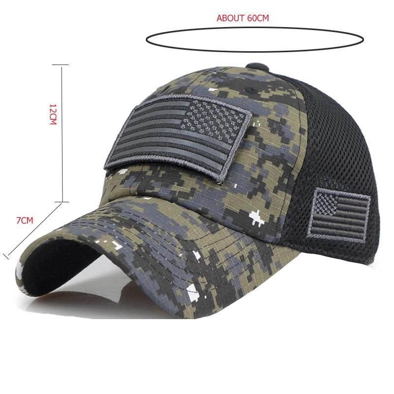 Men's Tactical Camouflage Mesh Baseball Cap - Guardwolf