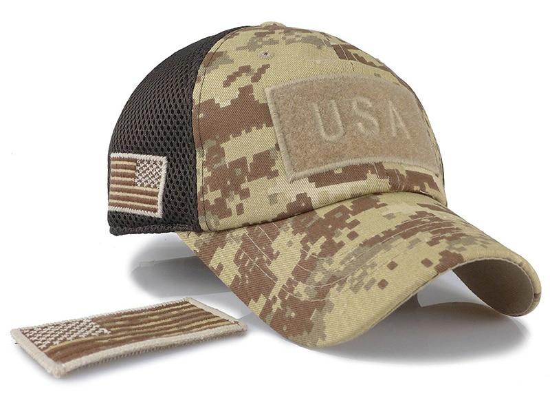 Men's Tactical Camouflage Mesh Baseball Cap - Guardwolf