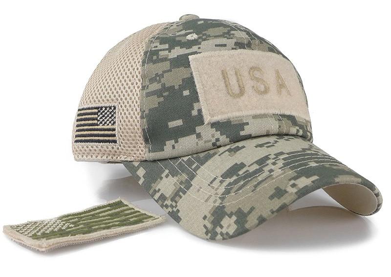 Men's Tactical Camouflage Mesh Baseball Cap - Guardwolf