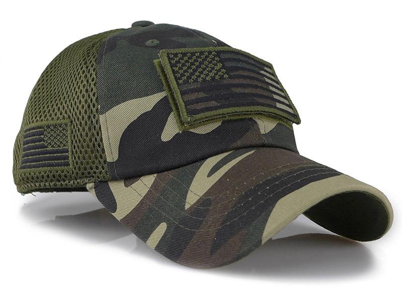 Men's Tactical Camouflage Mesh Baseball Cap - Guardwolf