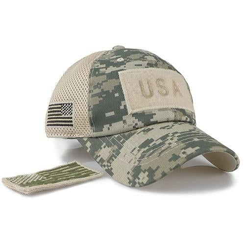 Men's Tactical Camouflage Mesh Baseball Cap - Guardwolf