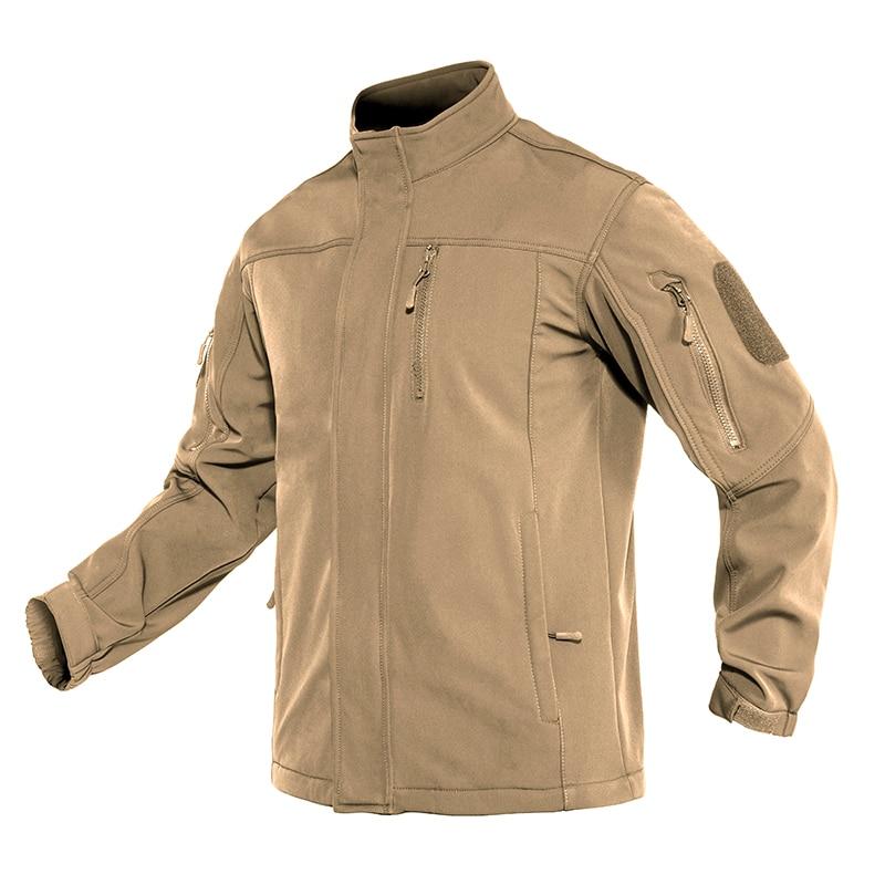 Soft shell Tactical  Jacket Mens Warm Military Waterproof Fleece - Guardwolf