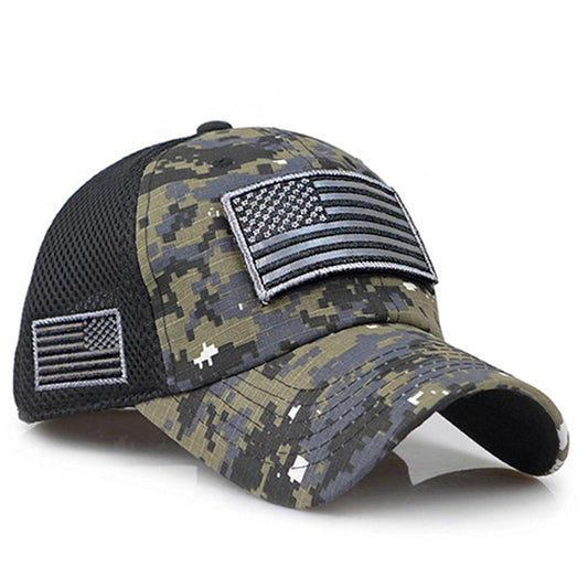 Men's Tactical Camouflage Mesh Baseball Cap - Guardwolf